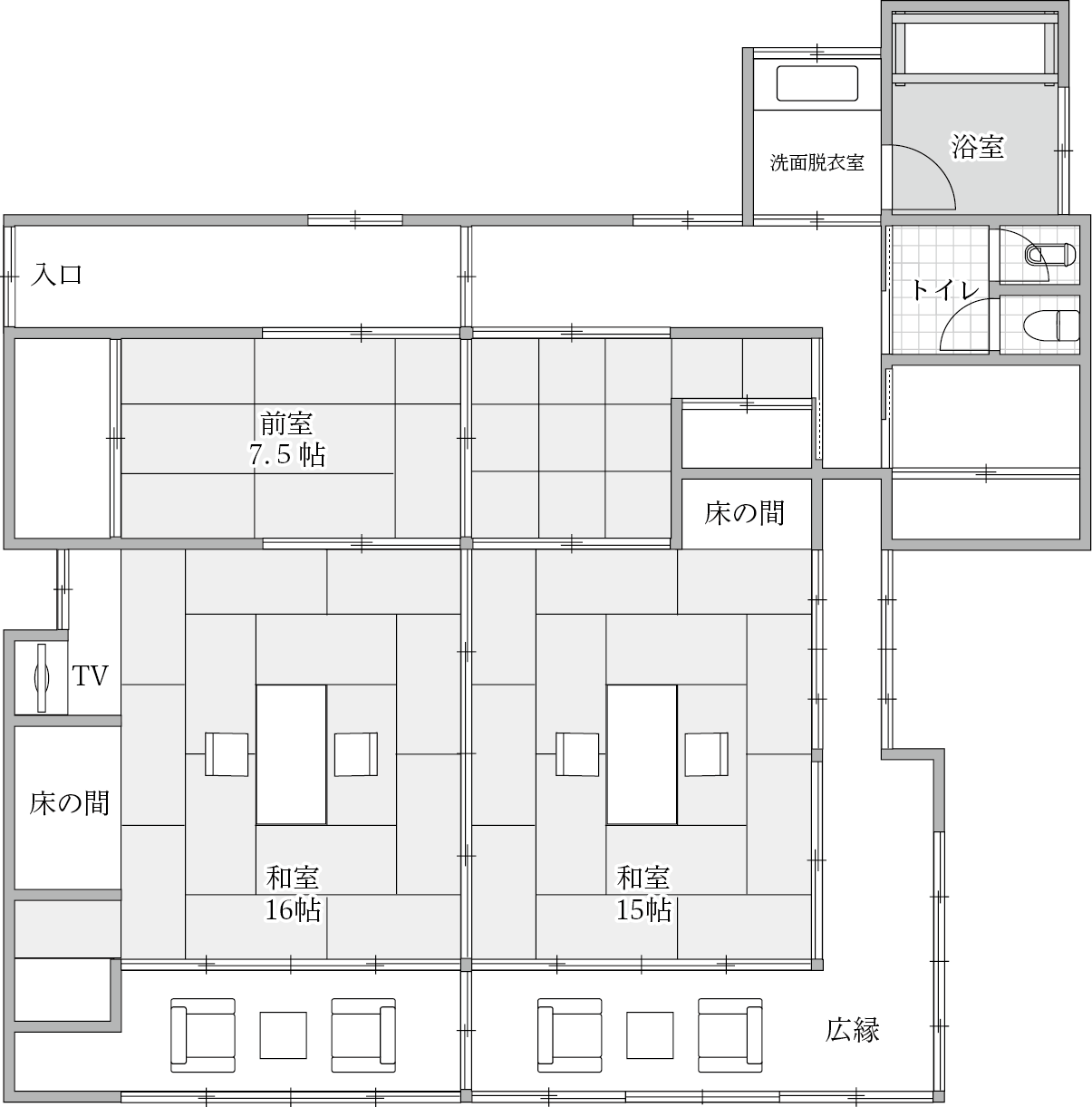 お部屋見取り図
