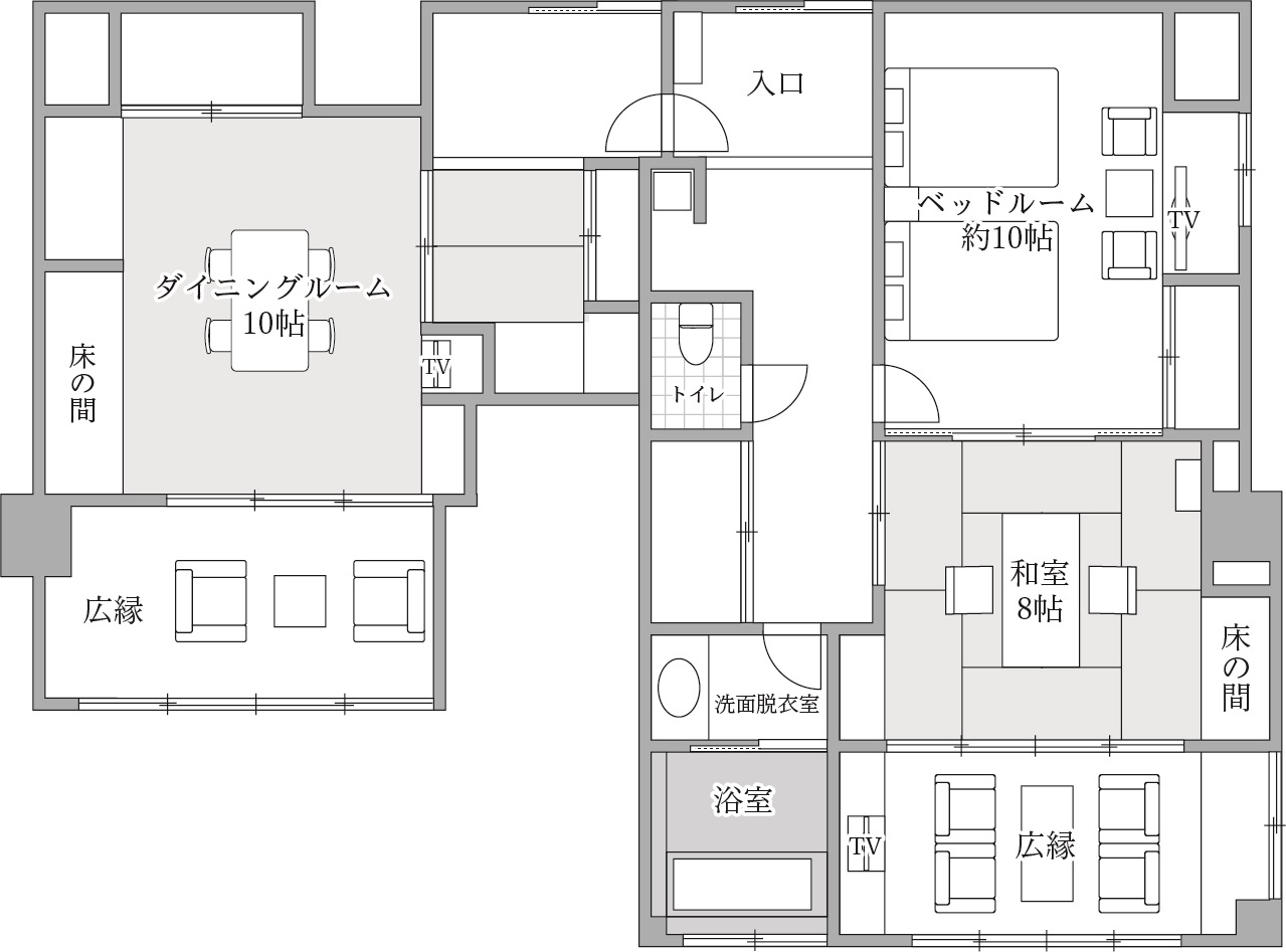 お部屋見取り図